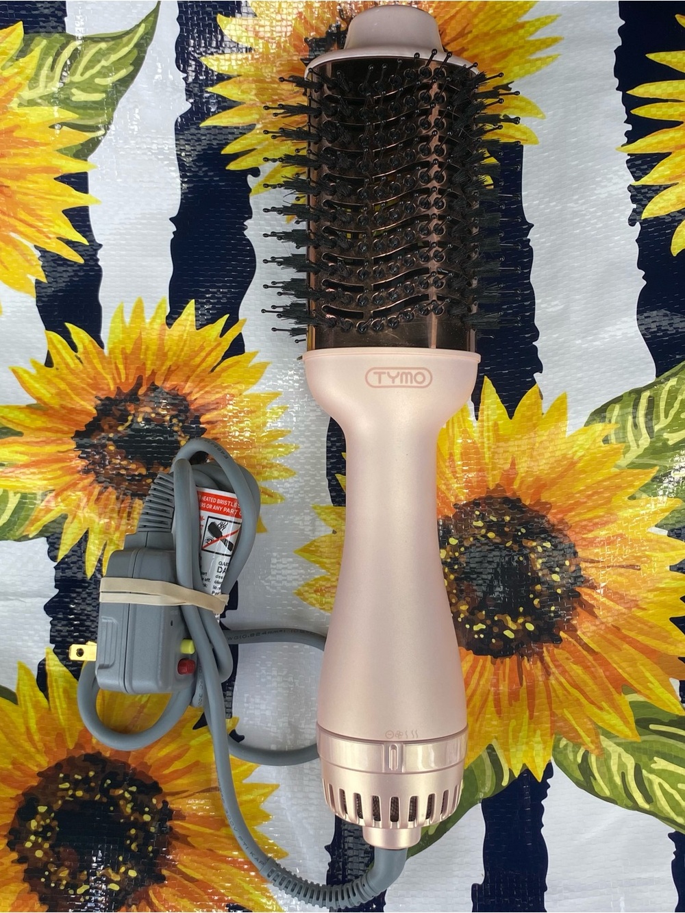 TYMO Pink Hot Air Round Brush Hair Dryer & Volumizer